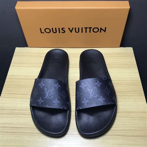 louis vuitton slippers men's price